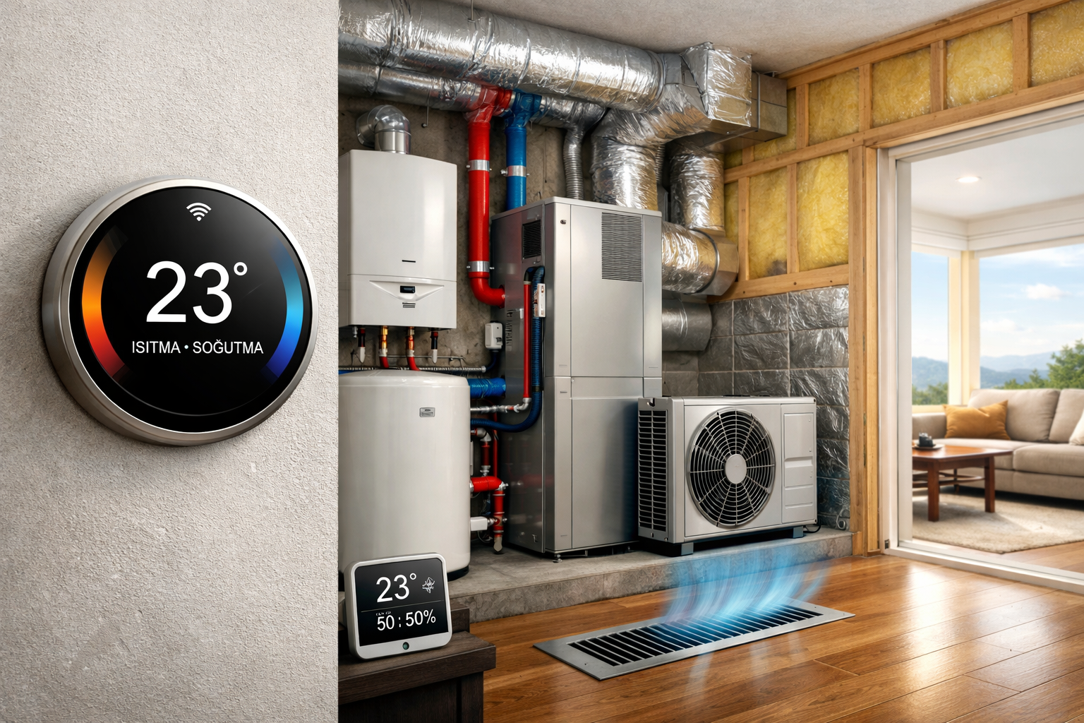 Isıtma ve soğutma enerji tasarrufu