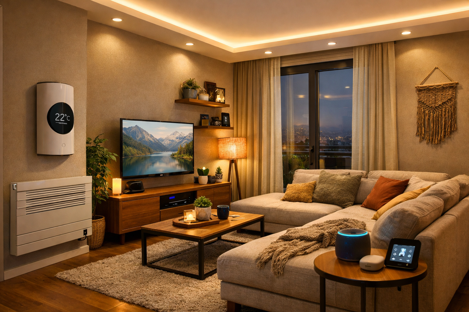 Oturma odası enerji tasarrufu